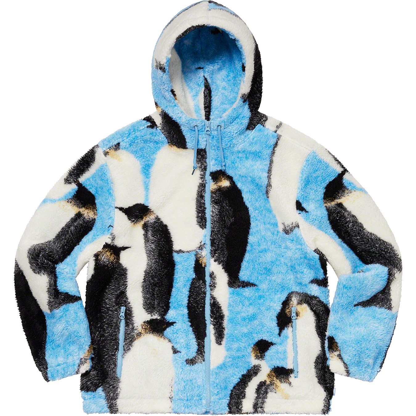Penguins Hooded Fleece Jacket view 5